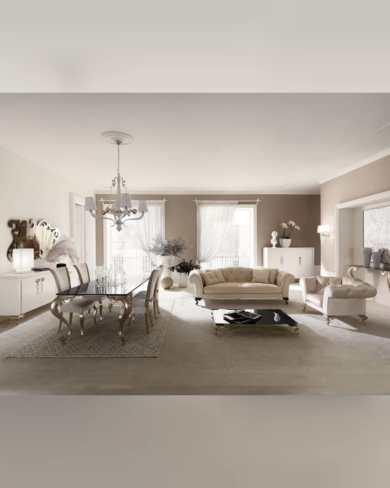 Canapea George Cantori, canapele living, realizata la comanda in Italia