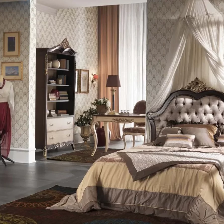 Pat dormitor Gran Guardia-Art.2135 LCF-FO, mobilier italian, in amenajare de dormitor