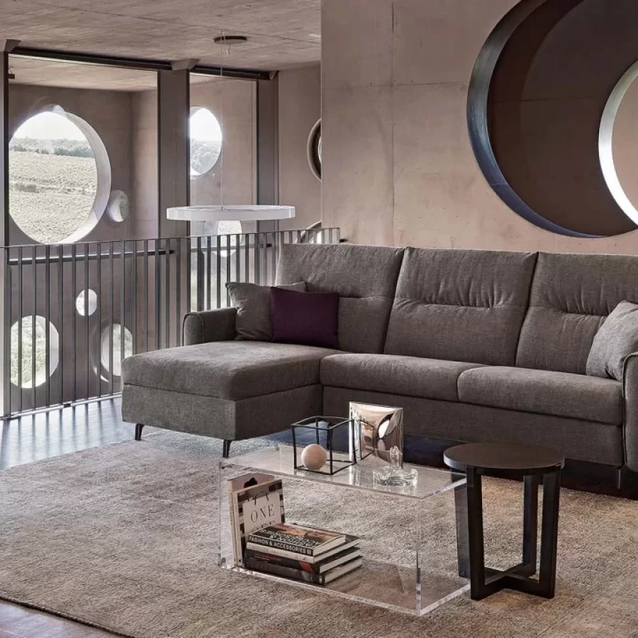 Canapea extensibila Stelvio Move Rosini, canapele living, realizata la comanda in Italia