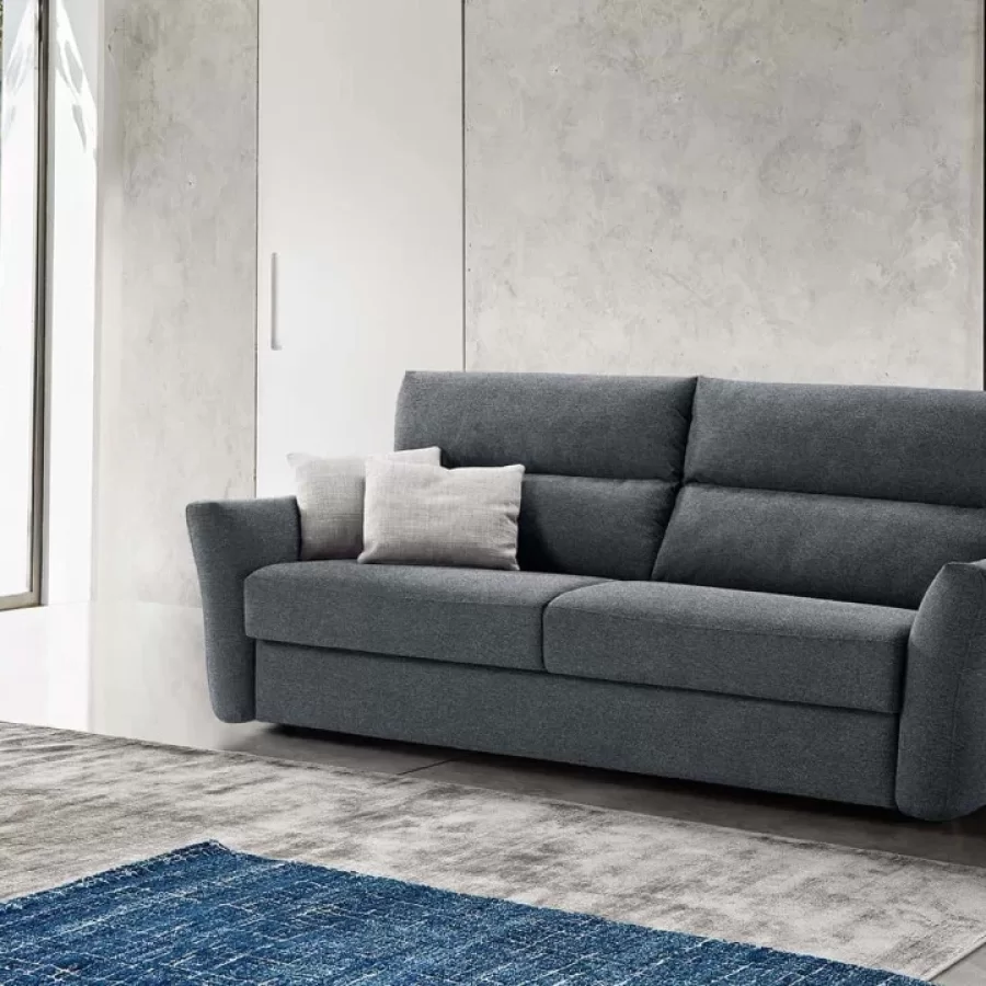 Canapea extensibila Riva comfort Rosini, canapele italiene, realizata la comanda in Italia