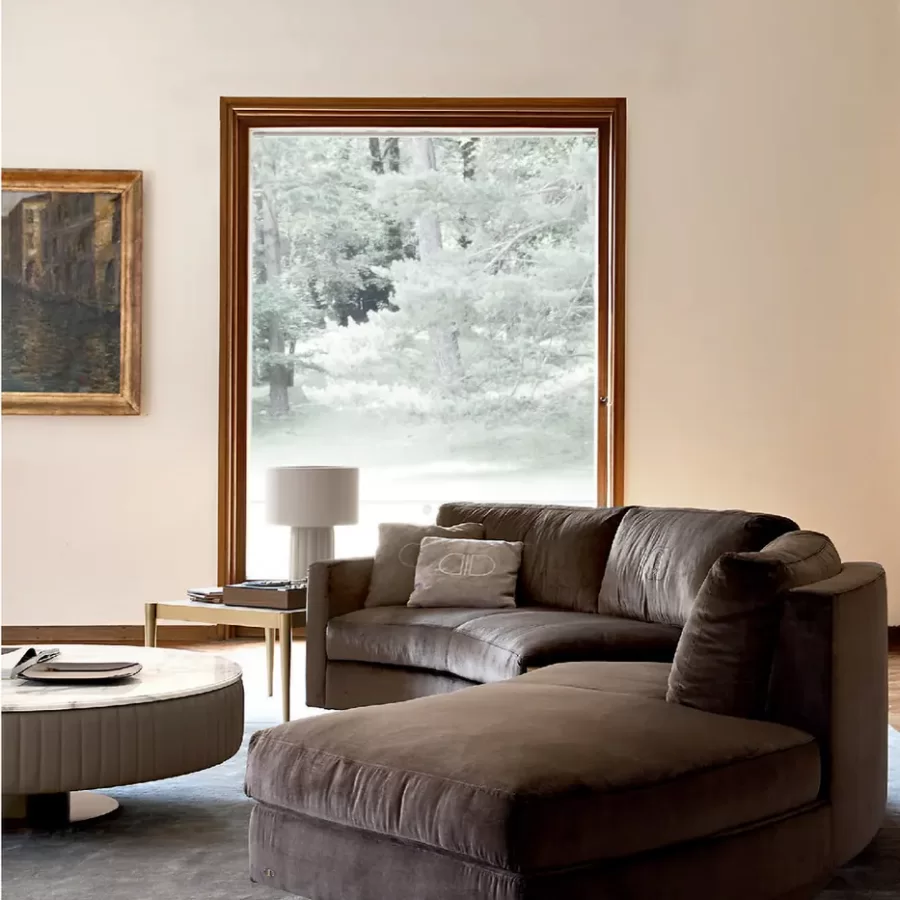 Canapea modulara curbata Montecarlo Daytona, canapele italiene