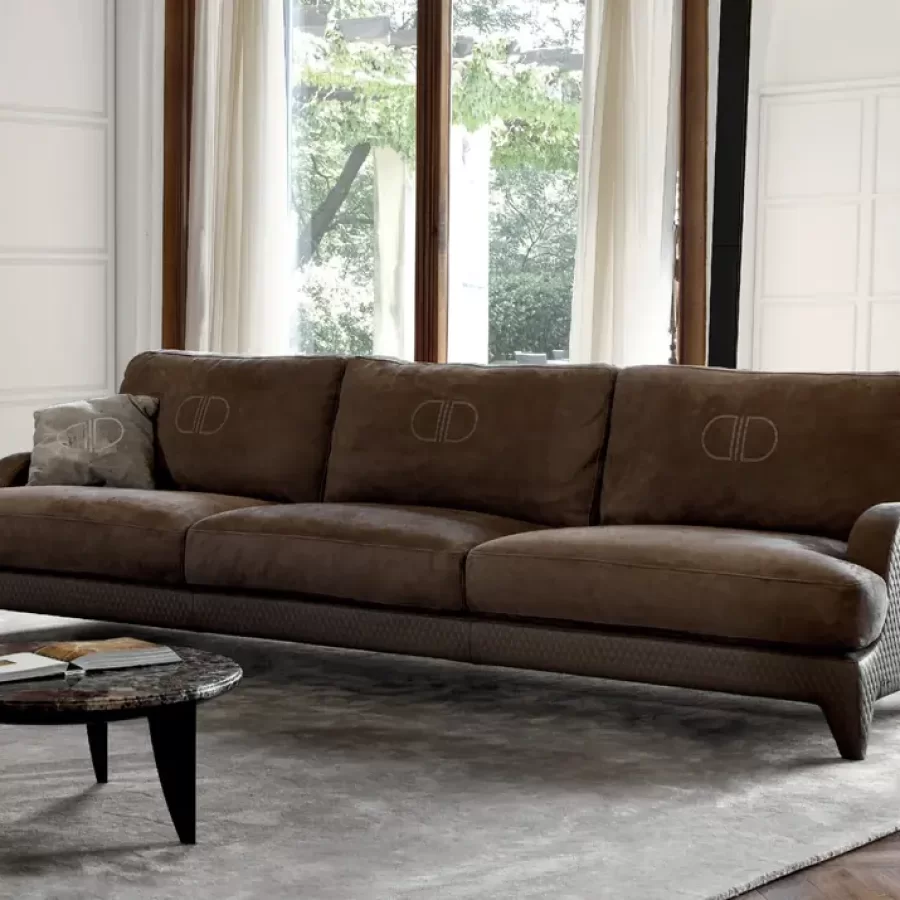 Canapea Brera Daytona Signorini & Coco, canapele living, realizata la comanda in Italia
