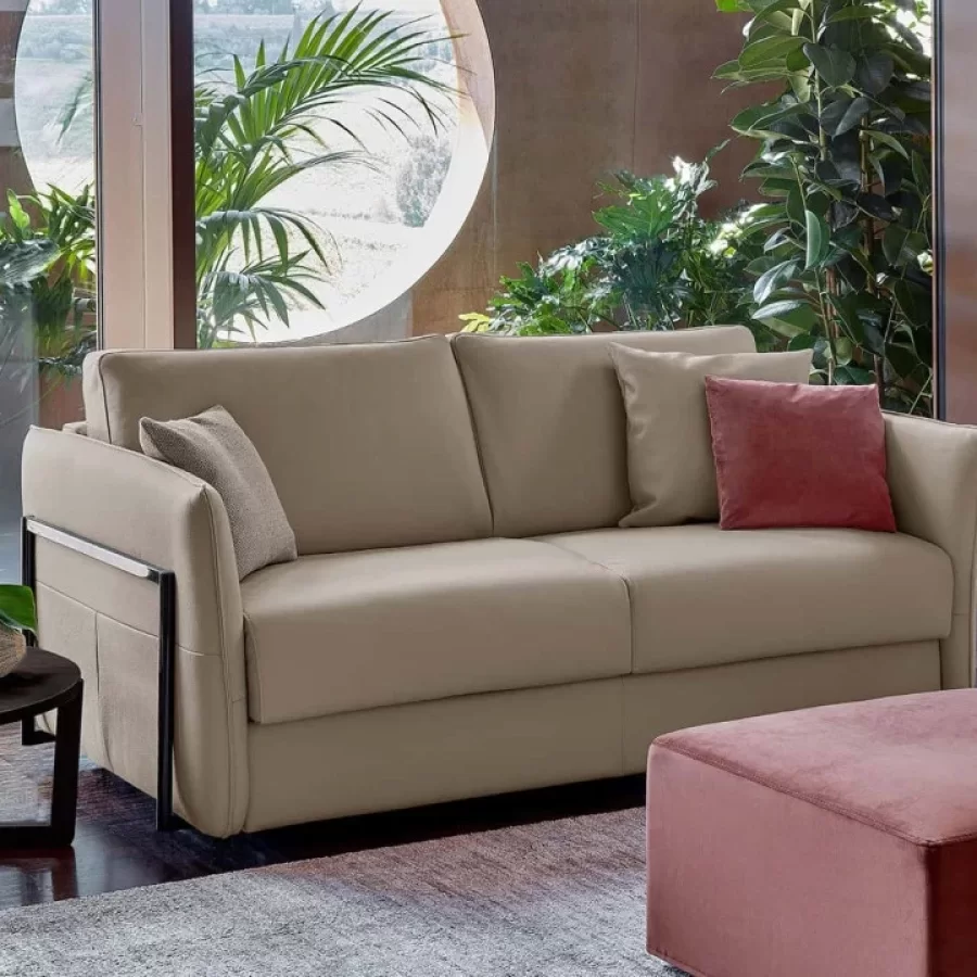 Canapea extensibila Verona soft Rosini, canapele italiene, realizata la comanda in Italia