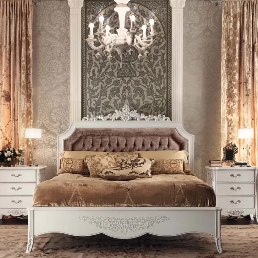 Pat matrimonial Gran Guardia - Art.2058 BI, mobilier italian, in amenajare de dormitor