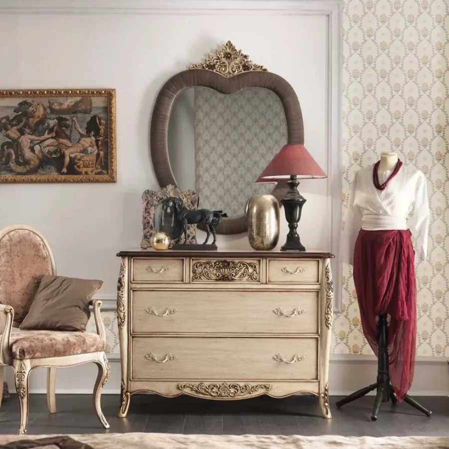 Comoda Dormitor Gran Guardia- Art.2137 LCR/FO, mobilier italian, in amenajare de dormitor