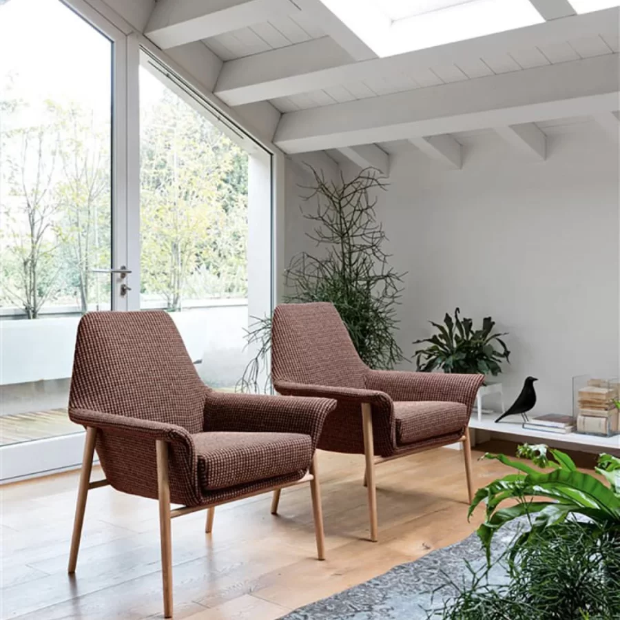 Fotoliu Dafne Dallagnese pentru living premium | Nobili Design