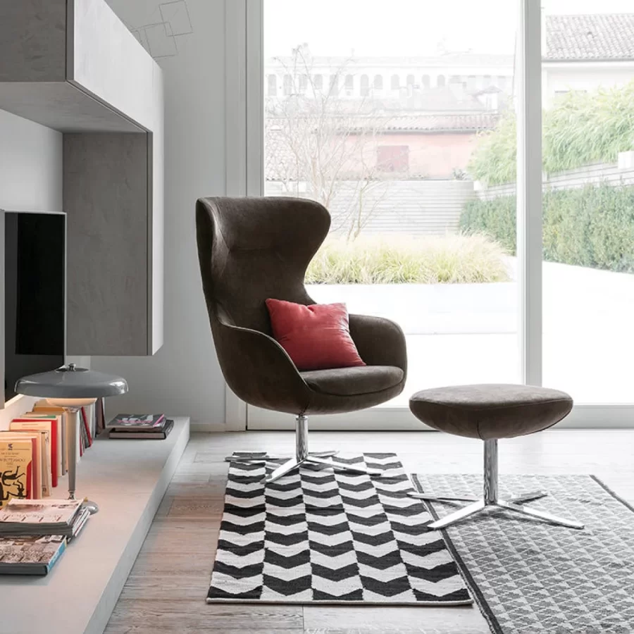 Fotoliu Madame Dallagnese pentru living premium | Nobili Design