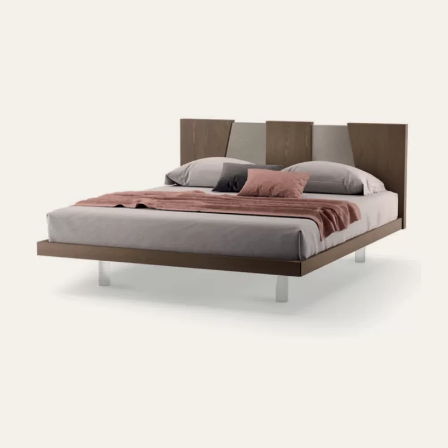 Pat din lemn Clif 160x200 - Delta Box