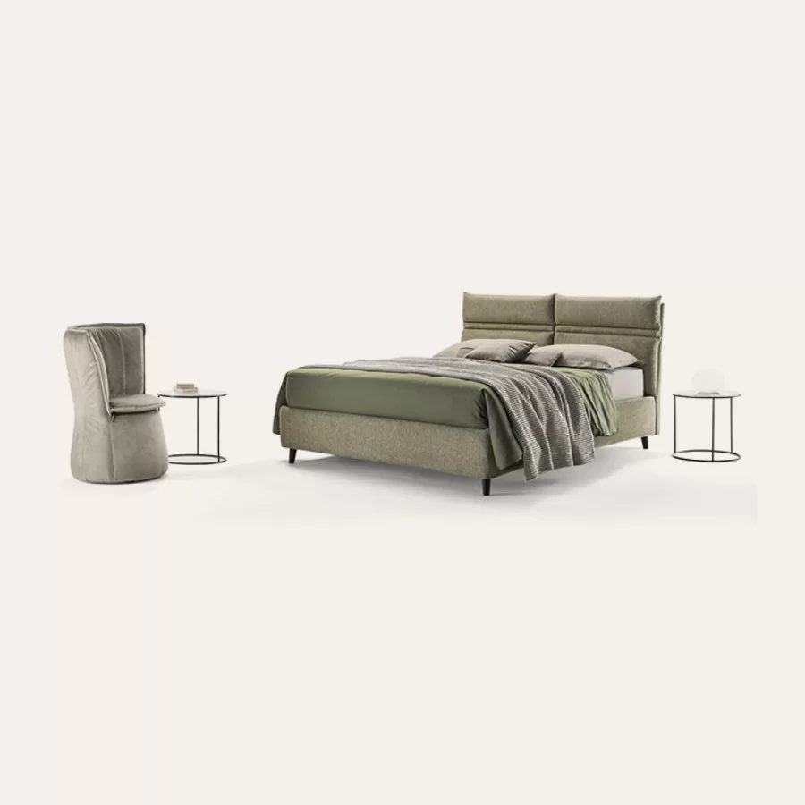 Pat tapitat Linus pentru dormitor premium | Nobili Design