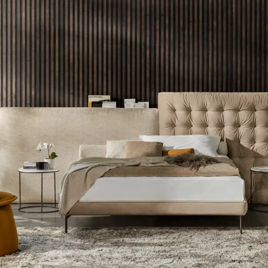 Pat tapitat Pegaso pentru dormitor premium | Nobili Design
