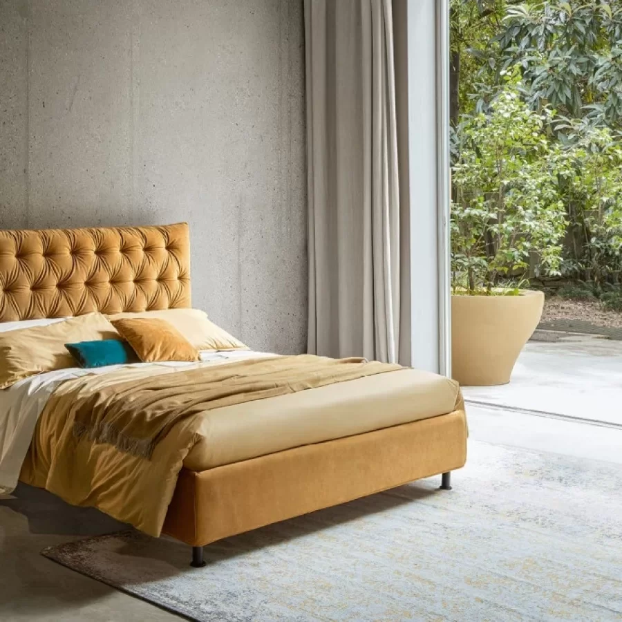 Pat tapitat Artemide pentru dormitor premium | Nobili Design