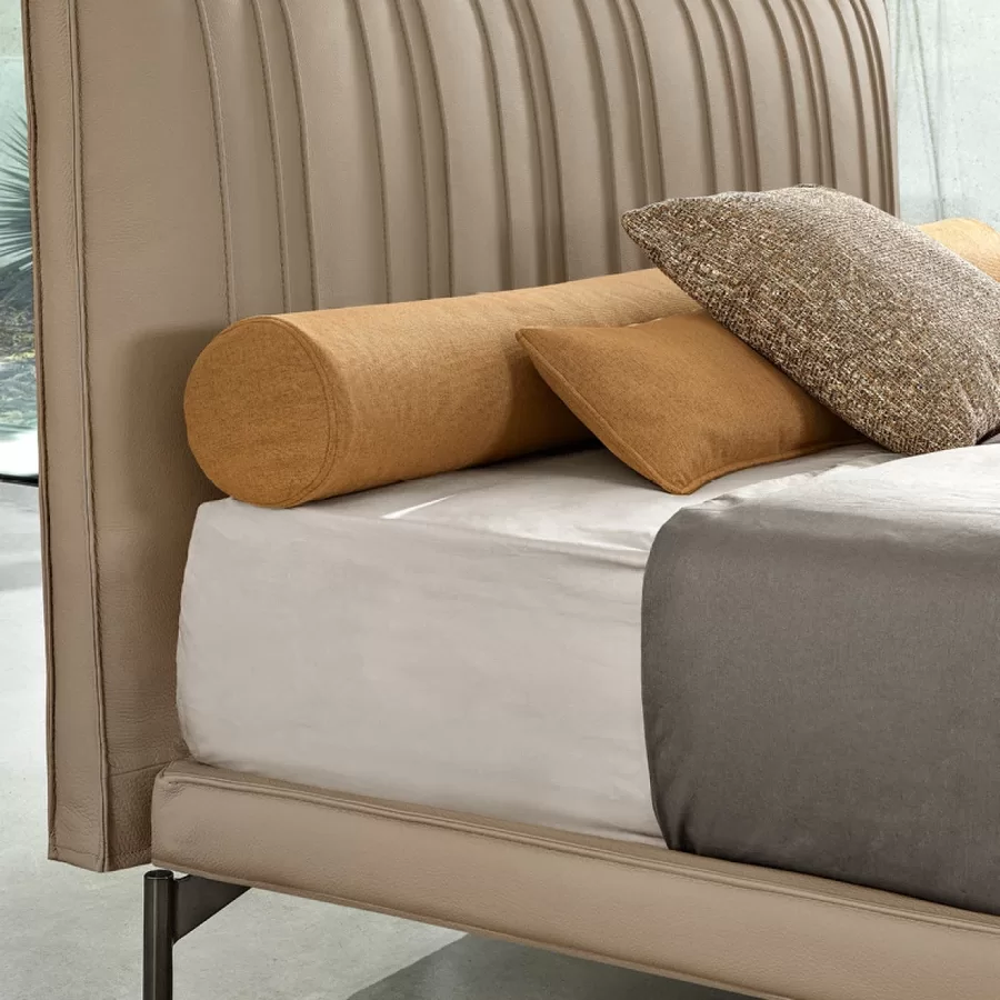 Pat tapitat Poseidone pentru dormitor premium | Nobili Design