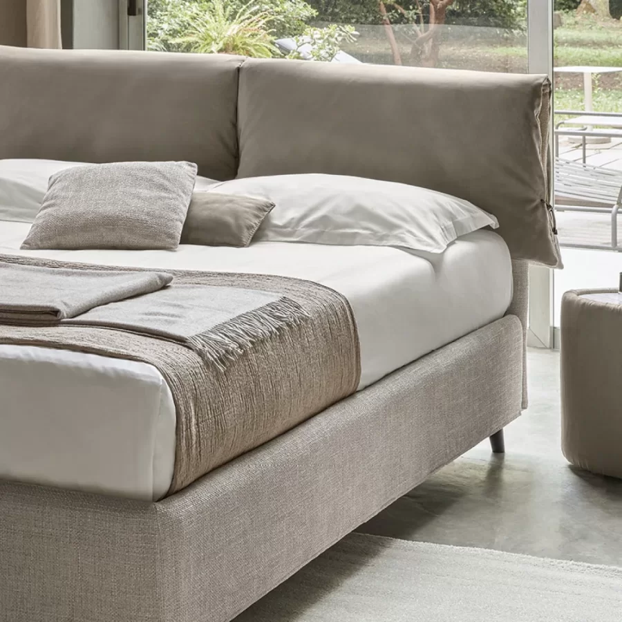 Pat tapitat Andromeda pentru dormitor premium | Nobili Design