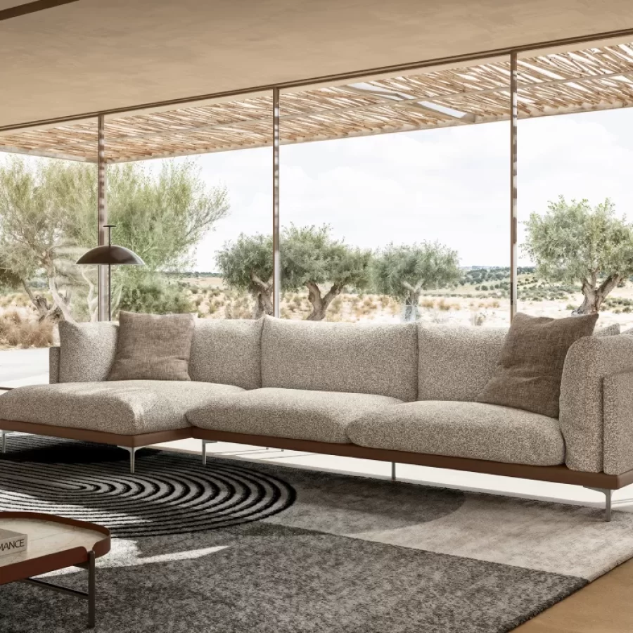 Canapea Swing Dallagnese, canapea living, realizata la comanda in Italia