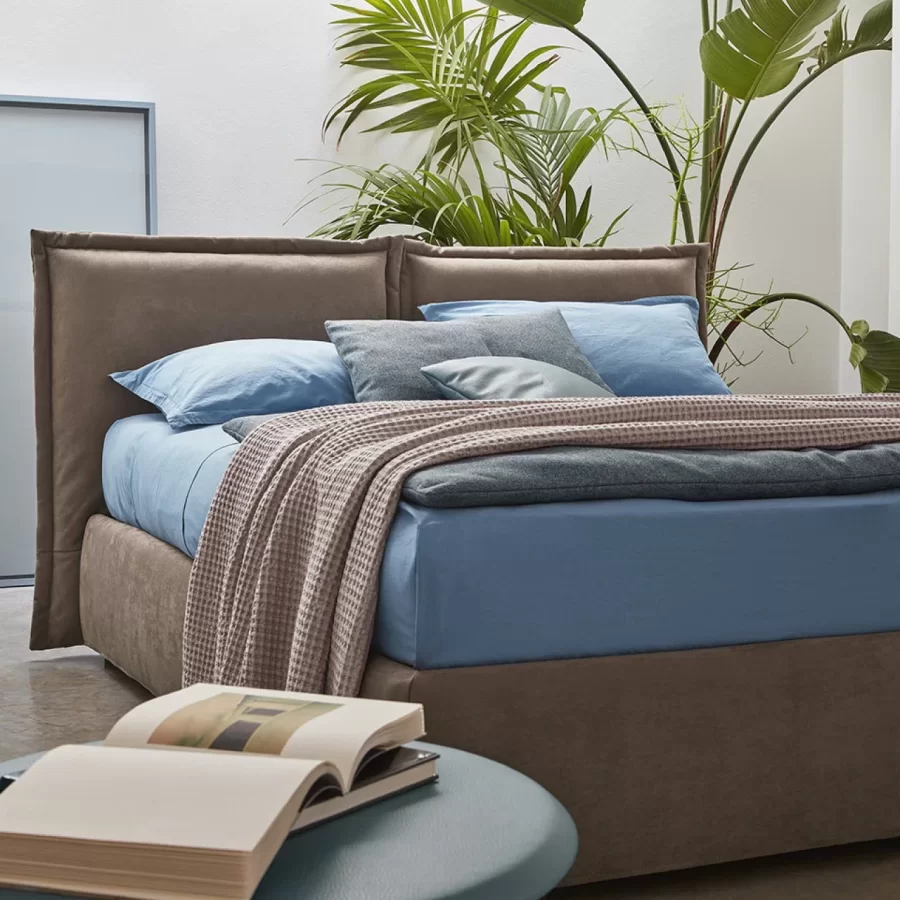 Pat tapitat Aede Sharm pentru dormitor premium | Nobili Design