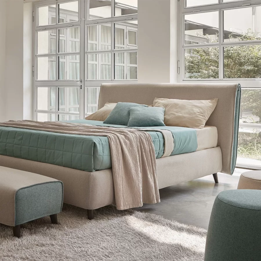 Pat tapitat Carme pentru dormitor premium | Nobili Design