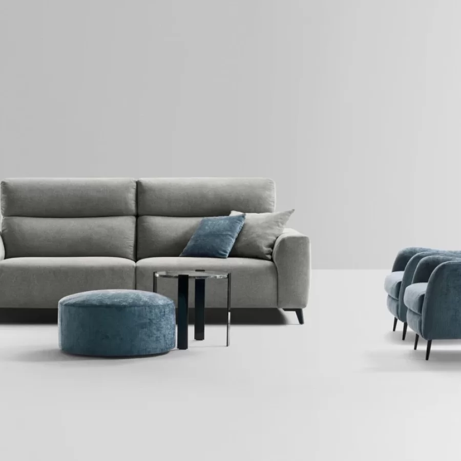 Canapea Cordoba - Confort modern si functie relax electrica Rosini, canapele italiene