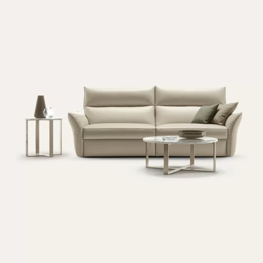Canapea Siviglia din Piele sau Stofa - Design Ergonomic si Extensie electrica Rosini, canapea italiana