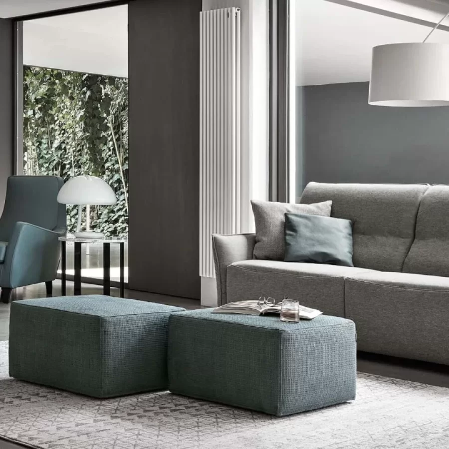 Canapea extensibila Bormio Smart Rosini, canapea italiana, realizata la comanda in Italia