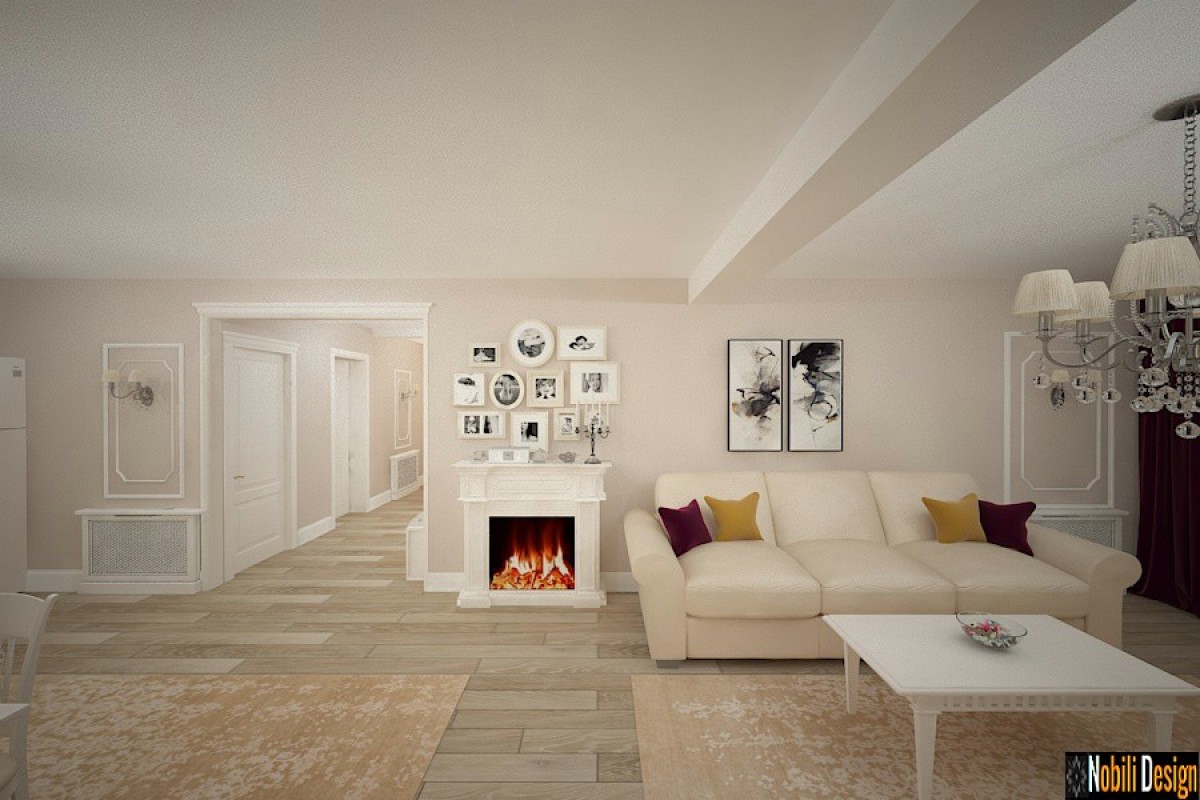 design interior apartament  camere clasic