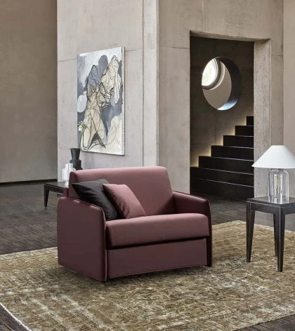 Canapea extensibila Riva standard - vedere frontala pentru living