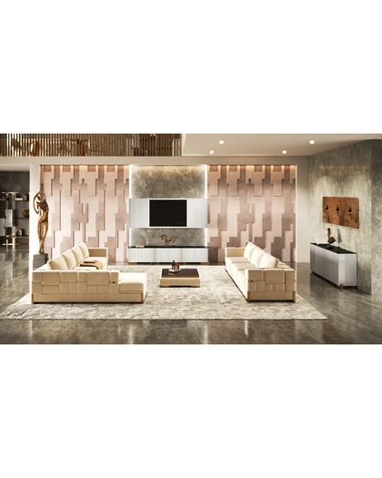 Canapea Cromo Plus Epoque, din colectia Exence Expanse