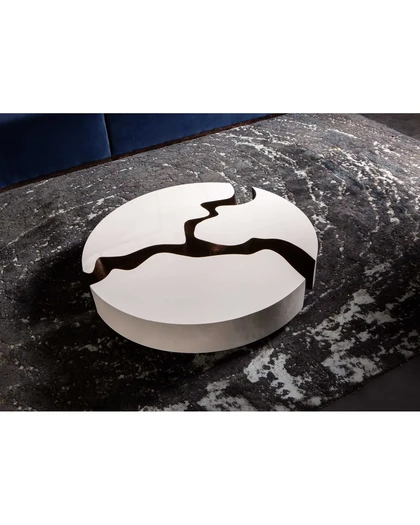 Masuta de cafea Krypton Epoque, din colectia Exence, Diametru 100 x H 21 cm