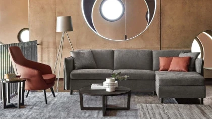 Canapea extensibila Venezia soft pentru living premium | Nobili Design