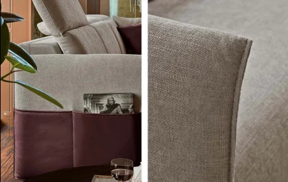 Canapea extensibila Verona up Rosini - vedere laterala pentru living