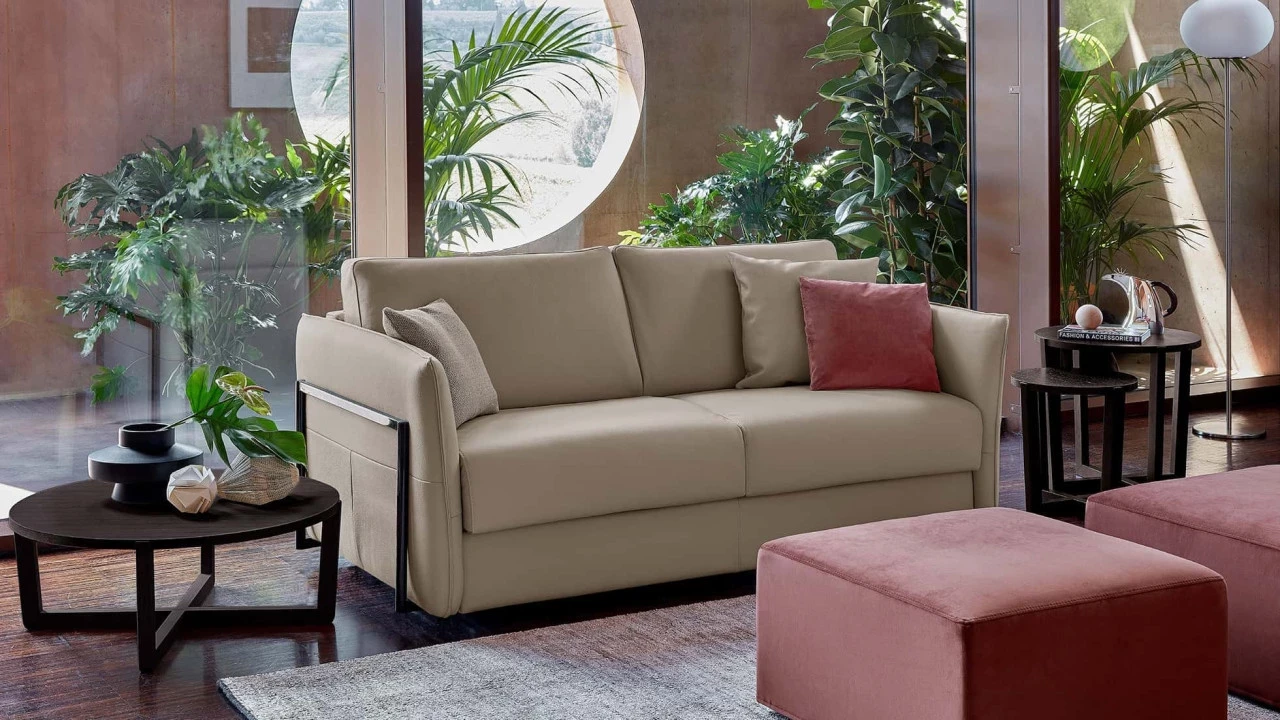 Canapea extensibila Verona soft Rosini pentru living premium | Nobili Design