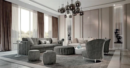Canapea Ellipse- Art.9014 pentru living premium | Nobili Design