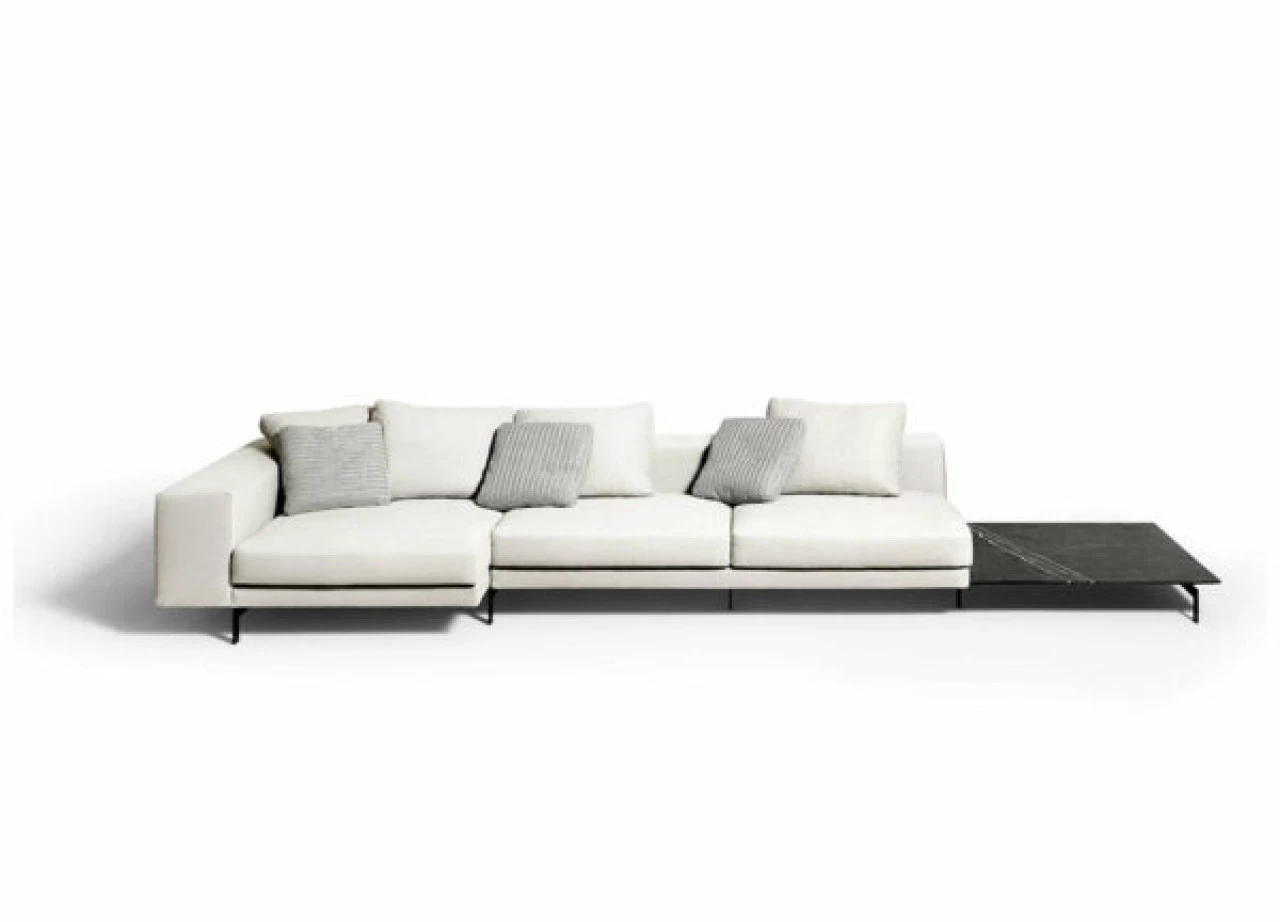 Canapea Icon cu sezlong Francesco Pasi