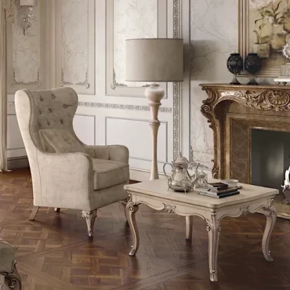 Fotoliu Bergere Opera Francesco Pasi pentru living premium | Nobili Design
