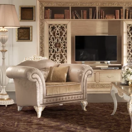 Fotoliu Gran Guardia News Francesco Pasi pentru living premium | Nobili Design