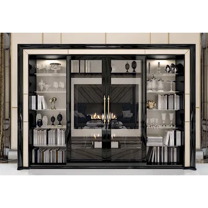 Biblioteca Opera, compozitie de perete, lata de 343 cm