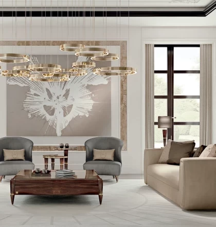 Fotoliu Colectia Ellipse Art.9235 Francesco Pasi pentru living premium | Nobili Design