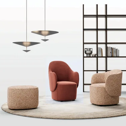 Fotoliu modern Planka, mobila italiana de living