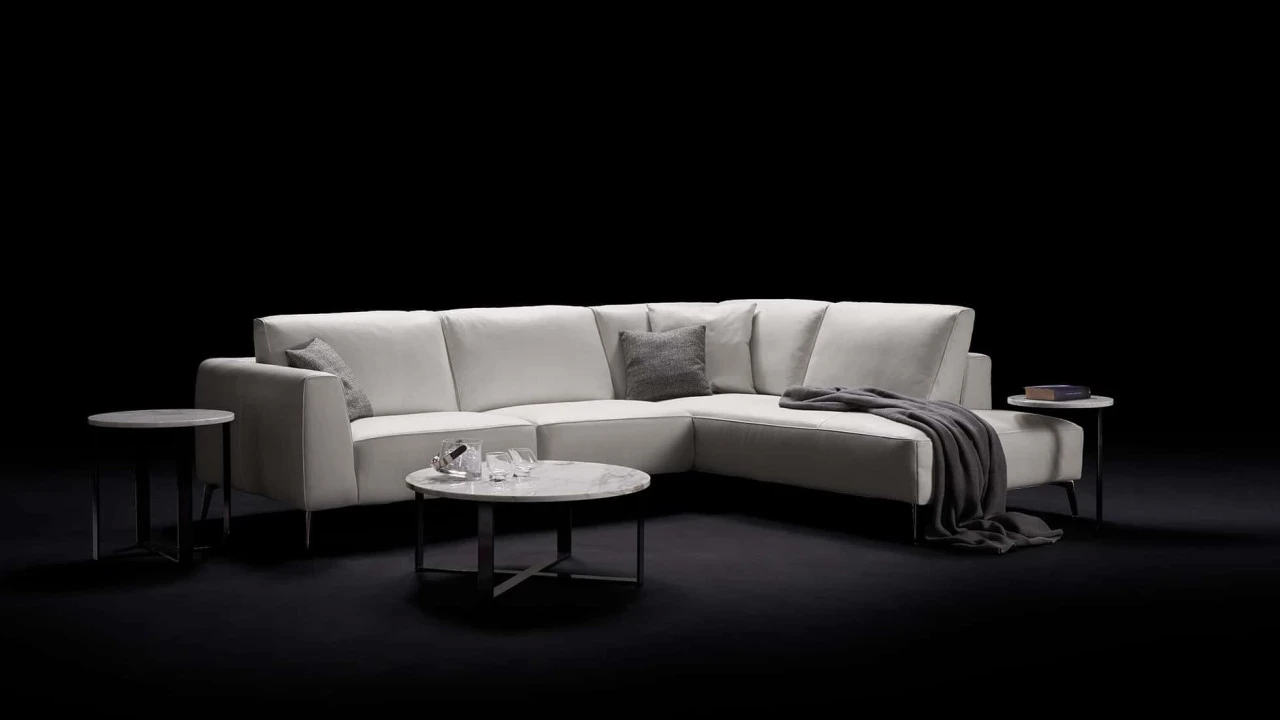 Canapea Liverpool Rosini - vedere laterala pentru living