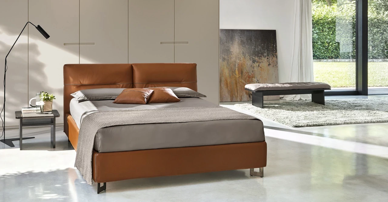 Pat tapitat Iride pentru dormitor premium | Nobili Design