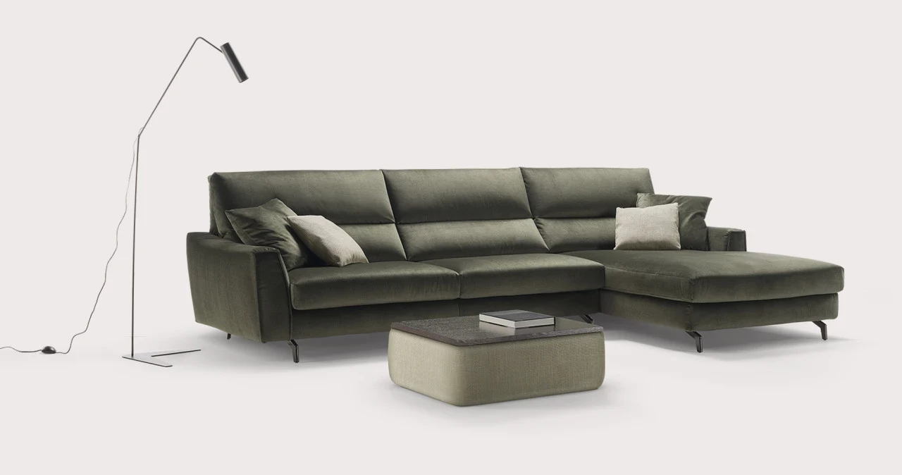 Canapea Boboli - Design modular si tetiere reglabile in compozitie de living