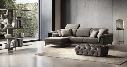 Canapea Nevers - Confort Italian Inteligent cu Extensie Slide in compozitie de living