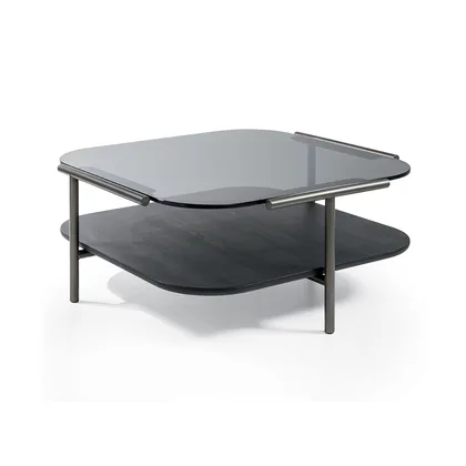 Masuta Cloud patrata and dreptunghiulara Cantori, de cafea, lata de 75 sau 134 cm