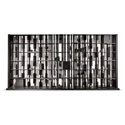 Sistem Modular Hong kong Cantori, biblioteca modulara autoportanta de la 196 la 556 cm latime