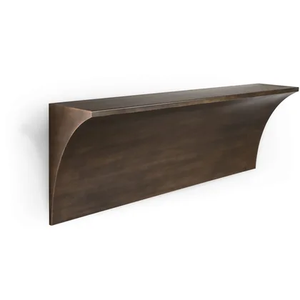 Consola Tropea Cantori, de perete din fier curbat, lata de 120 sau 180 cm