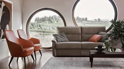 Canapea Bormio Comfort Rosini in ambient de living