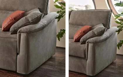 Canapea Bormio Comfort Rosini pentru living premium | Nobili Design
