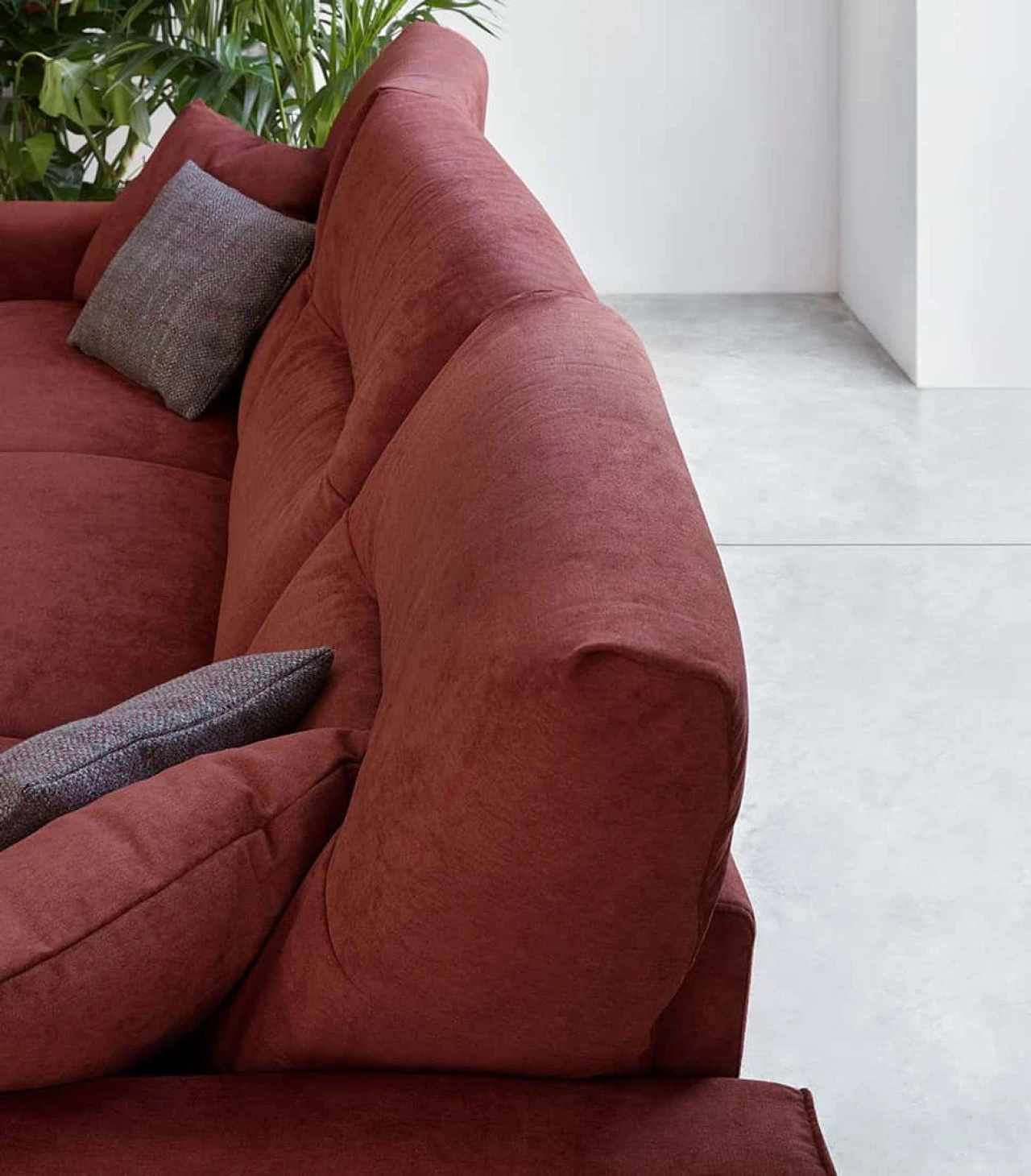 Canapea extensibila Bormio Move Rosini in ambient de living
