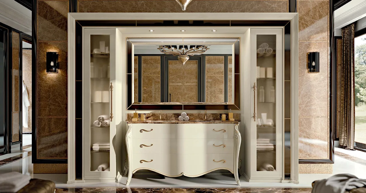 Mobilier de perete pentru baie Opera Francesco Pasi