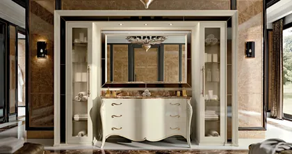 Mobilier de perete pentru baie Opera Francesco Pasi, mobila italiana de baie